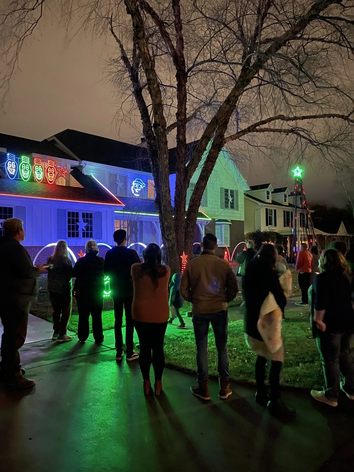A crowd on show night, 2021