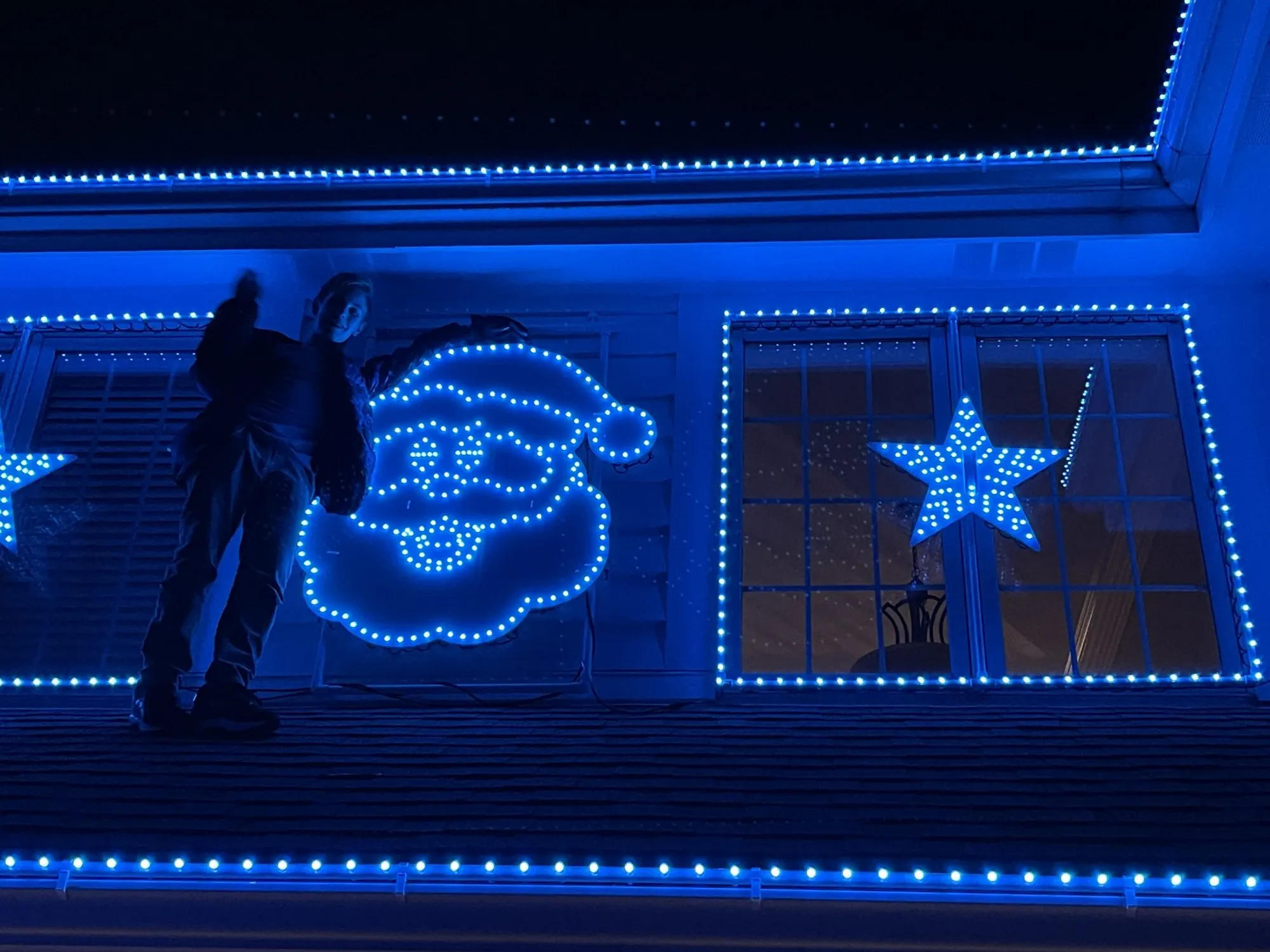 Santa goes blue, 2021