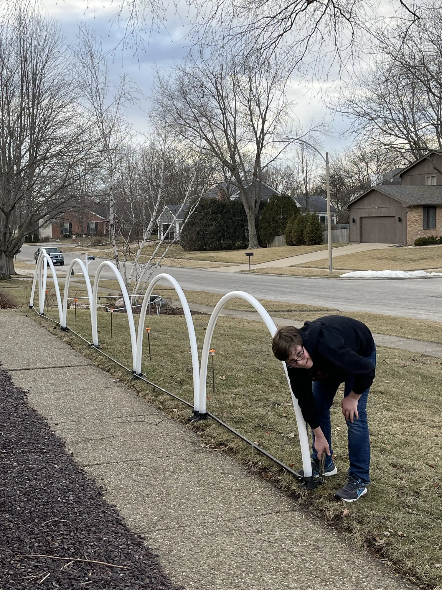 Taking down the arches, 2022